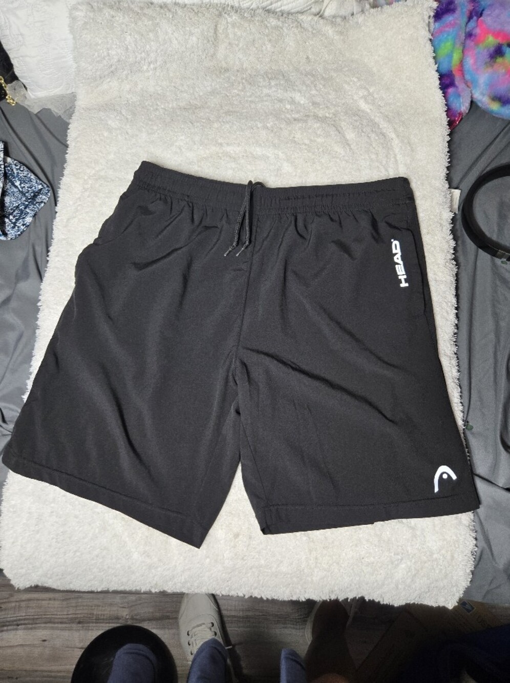 Head Men's Athletic Shorts Black Like New Size Large